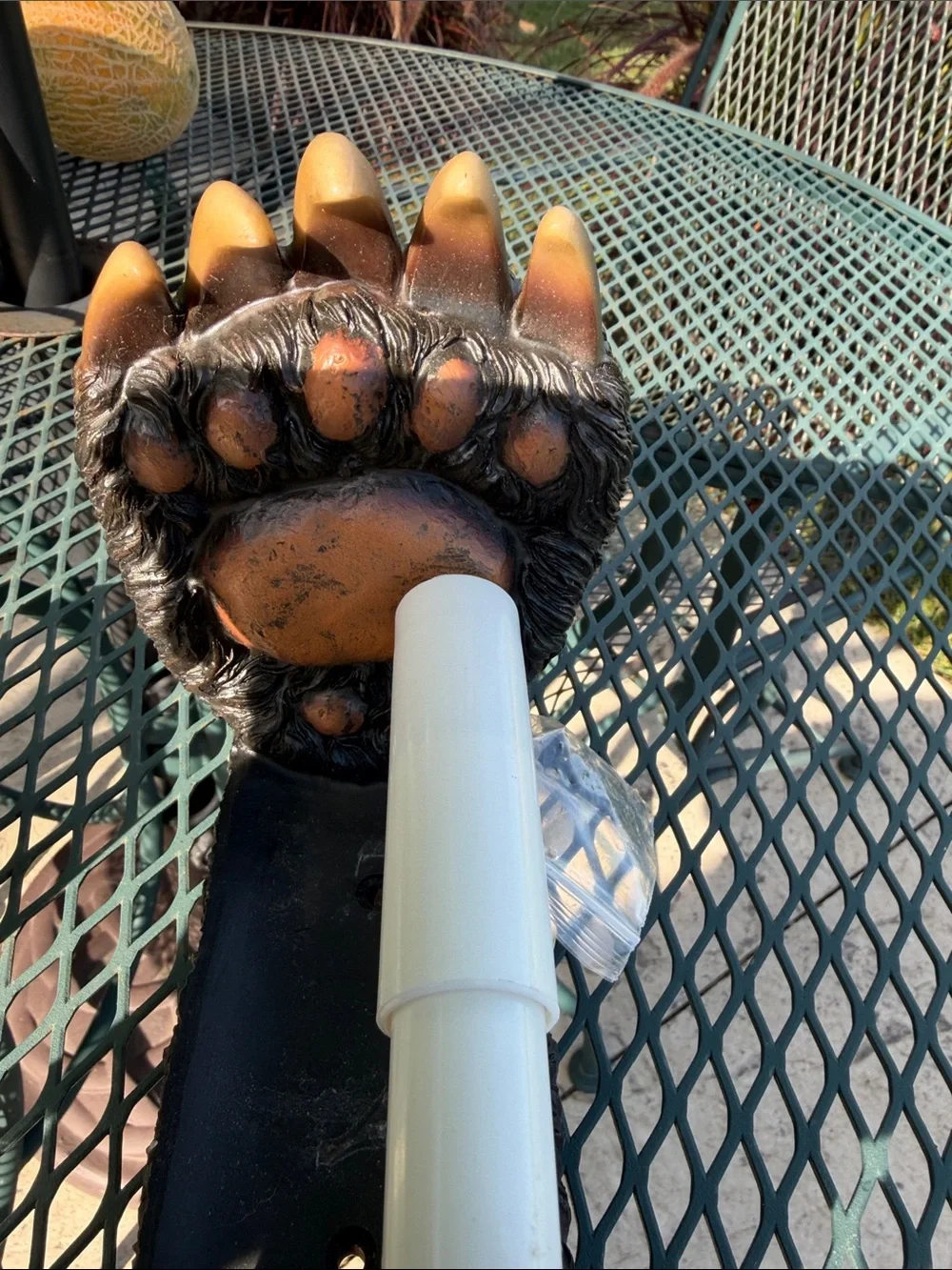 Hobby Lobby Black and Brown Bear Paw Toilet Paper Holder